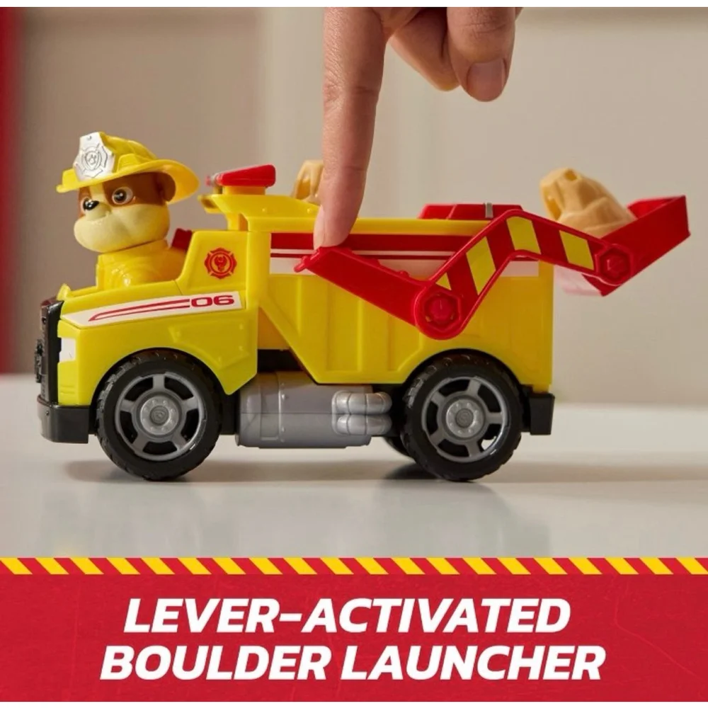 NEW Paw Patrol Fire Rescue Rubble Dump Truck One Size Yellow Red